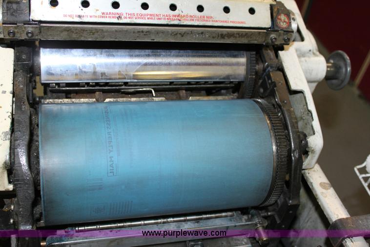 image for item 6420 Multigraphics 2850 single color offset printing press