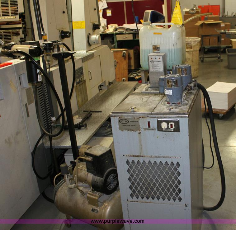 image for item 6421 1991 Kompri Sprint 26 two color offset printing press