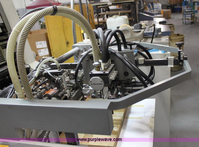 image for item 6421 1991 Kompri Sprint 26 two color offset printing press