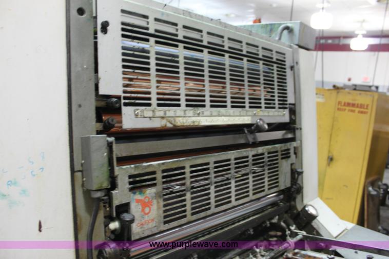 image for item 6421 1991 Kompri Sprint 26 two color offset printing press