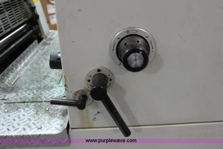 image for item 6421 1991 Kompri Sprint 26 two color offset printing press