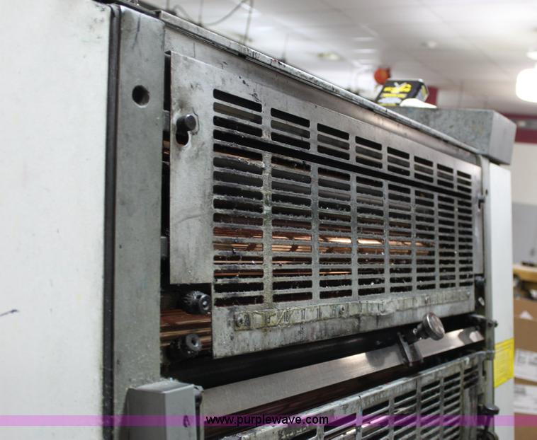 image for item 6421 1991 Kompri Sprint 26 two color offset printing press