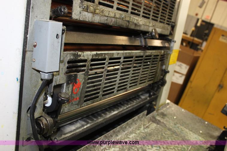 image for item 6421 1991 Kompri Sprint 26 two color offset printing press