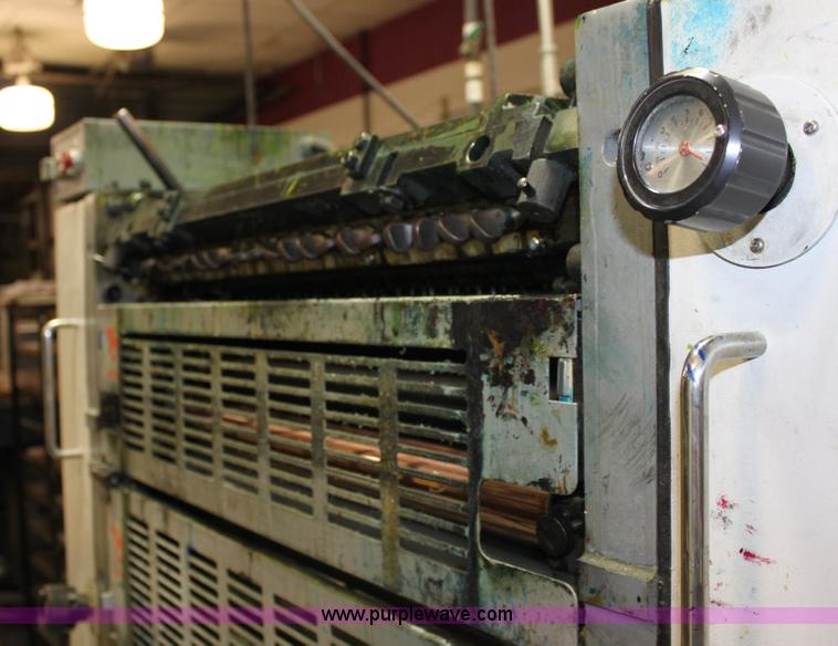 image for item 6421 1991 Kompri Sprint 26 two color offset printing press