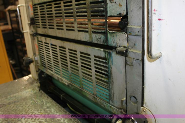 image for item 6421 1991 Kompri Sprint 26 two color offset printing press