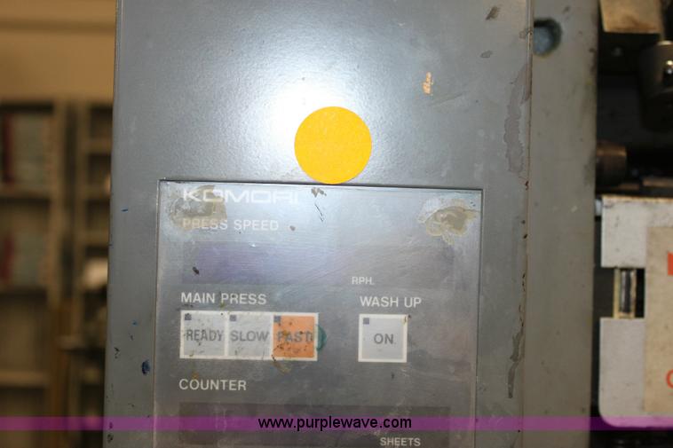 image for item 6421 1991 Kompri Sprint 26 two color offset printing press