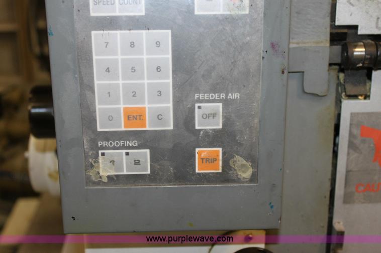 image for item 6421 1991 Kompri Sprint 26 two color offset printing press