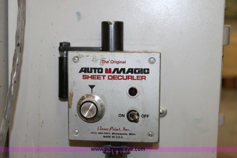 image for item 6421 1991 Kompri Sprint 26 two color offset printing press