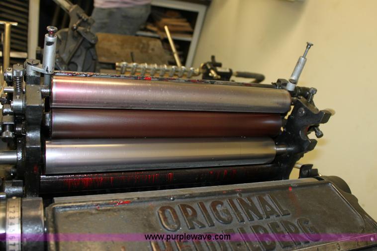 image for item 6422 Heidelberg single color windmill press