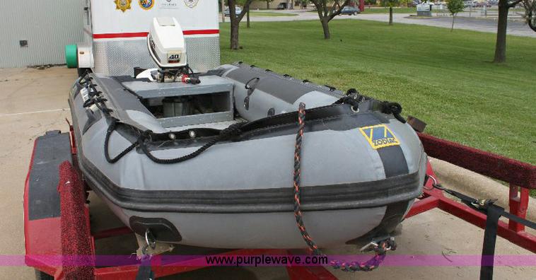 image for item 6561 1996 Zodiac MK26R inflatable boat