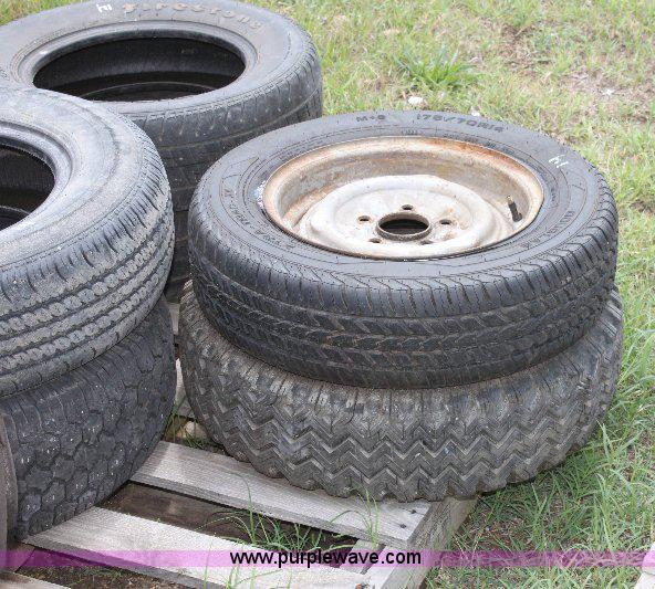 image for item 6564 (16) assorted tires