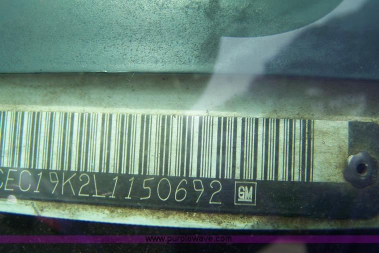 image for item 7295 1990 Chevrolet C1500 extended cab pickup truck