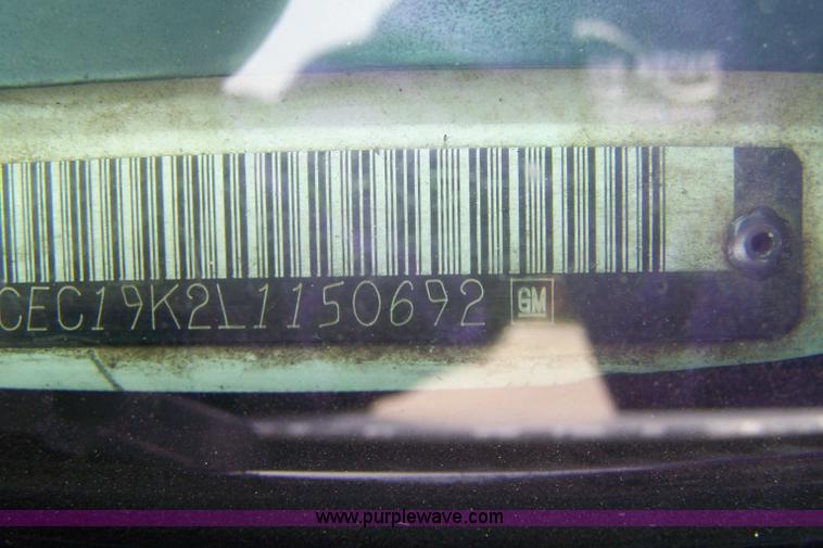 image for item 7295 1990 Chevrolet C1500 extended cab pickup truck