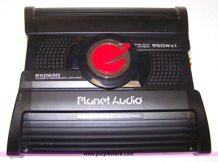 image for item 7306 Planet Audio RXD650 amplifier