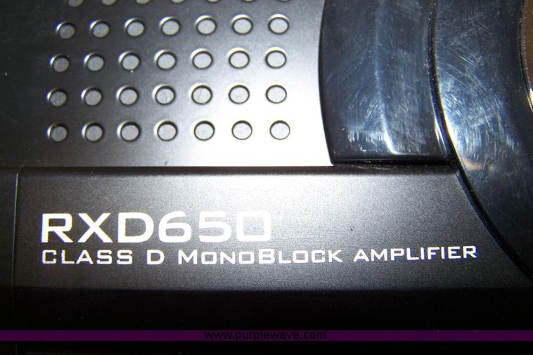 image for item 7306 Planet Audio RXD650 amplifier
