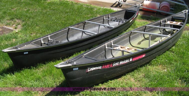 image for item 8089 (2) Coleman Ram-X gold medalist canoes