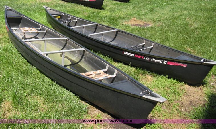 image for item 8089 (2) Coleman Ram-X gold medalist canoes