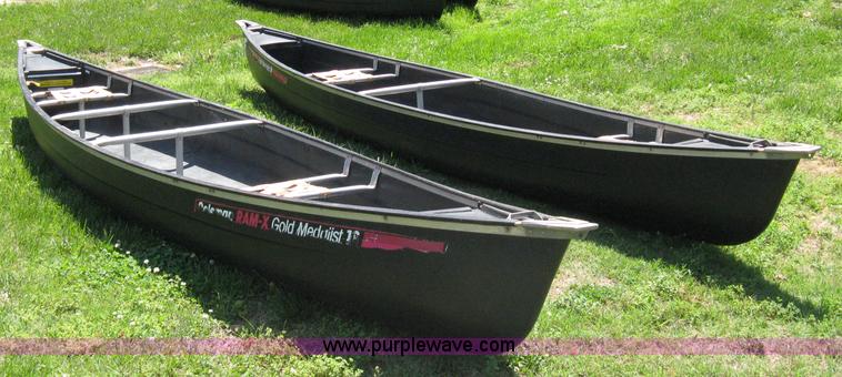 image for item 8090 (2) Coleman Ram-X gold medalist canoes
