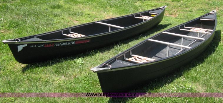 image for item 8090 (2) Coleman Ram-X gold medalist canoes
