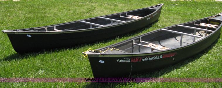 image for item 8091 (2) Coleman Ram-X gold medalist canoes