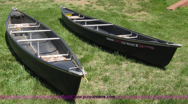 image for item 8091 (2) Coleman Ram-X gold medalist canoes