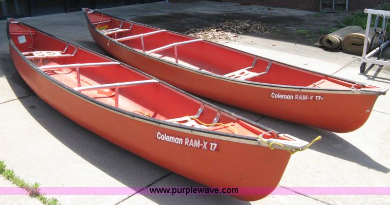 image for item 8092 (2) Coleman Ram-X17 canoes