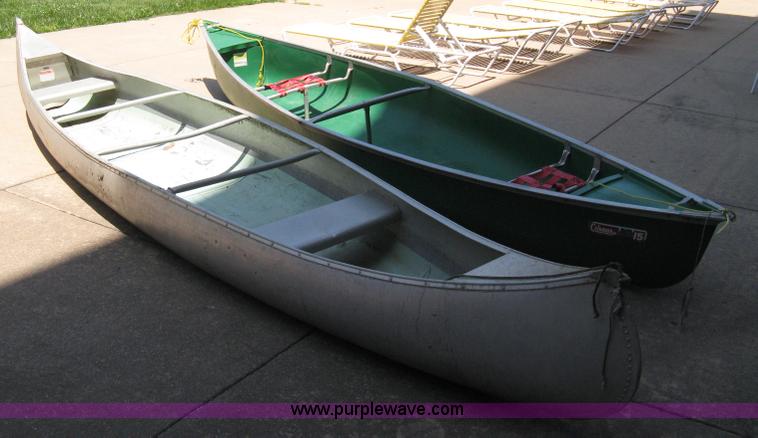 image for item 8093 Coleman Marine 15 canoe