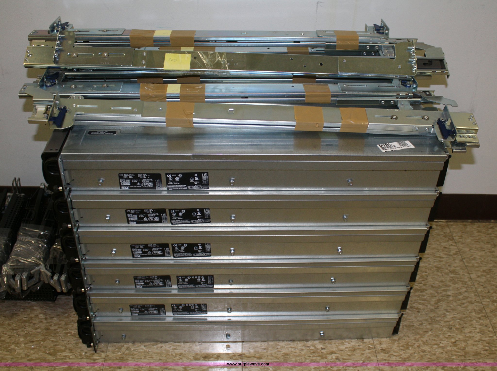 (6) Dell servers in Lawrence, KS Item 5056 sold Purple Wave