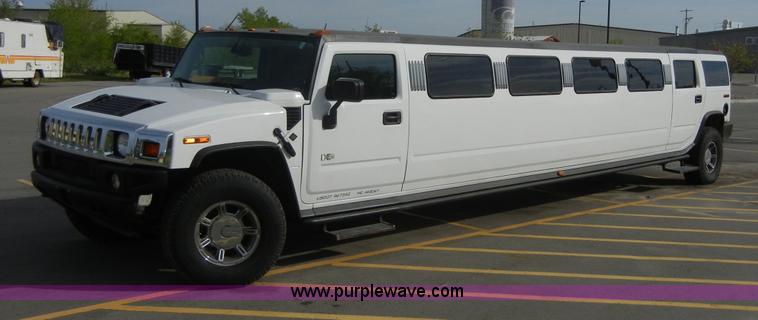 image for item 2046 2003 Hummer H2 31' Diamond Craftsmen Edition Limousine