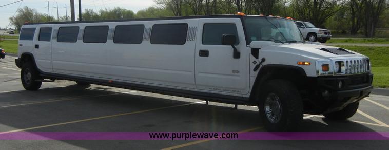 image for item 2046 2003 Hummer H2 31' Diamond Craftsmen Edition Limousine