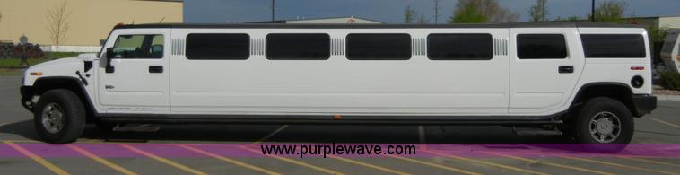 image for item 2046 2003 Hummer H2 31' Diamond Craftsmen Edition Limousine