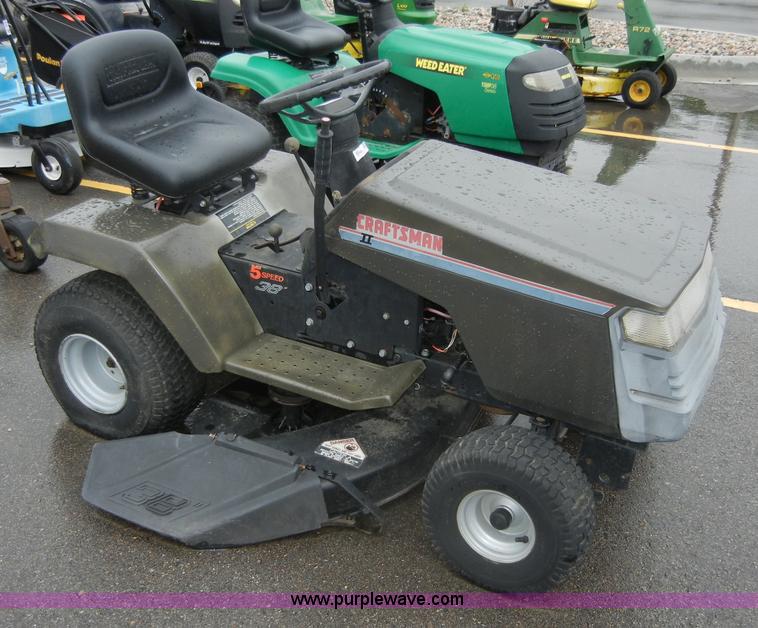 image for item 2271 Sears Craftsman II riding lawn mower