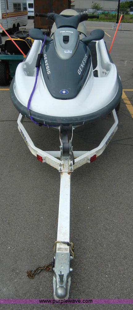 image for item 2364 1999 Polaris Genesis jet ski with trailer
