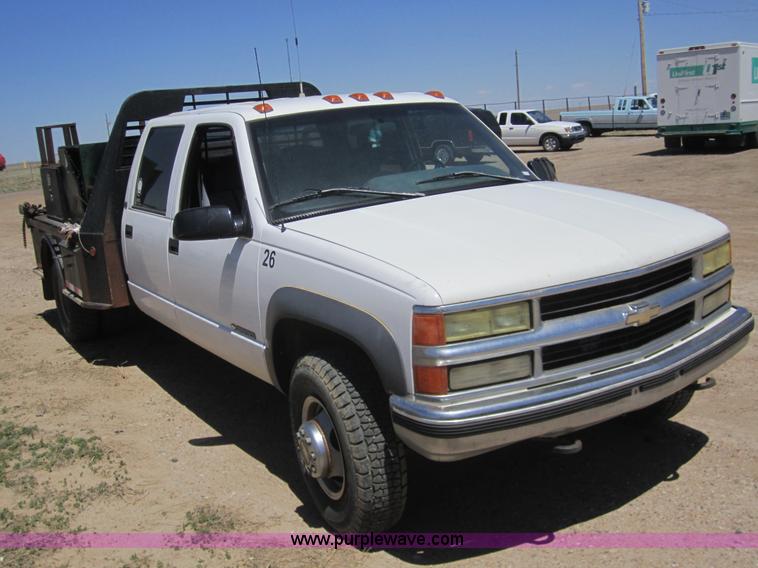 image for item 3057 1996 Chevrolet K3500 crew cab pickup truck
