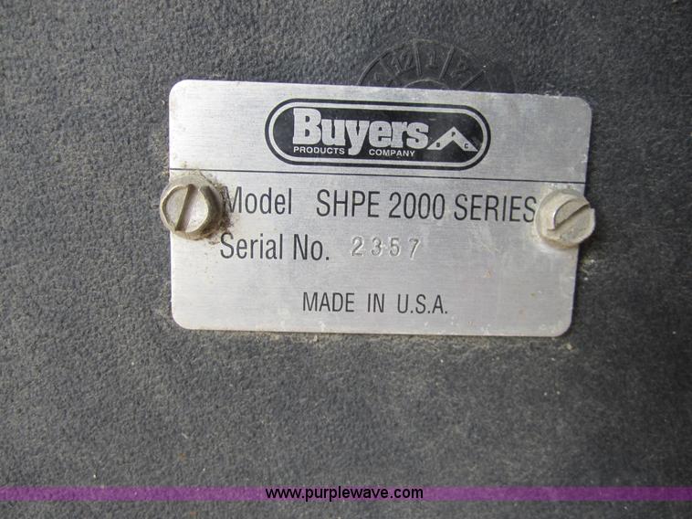 image for item 3767 Buyers Salt Dog poly hopper