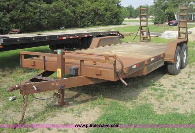 image for item 3769 2000 Trail Load 20' flatbed trailer