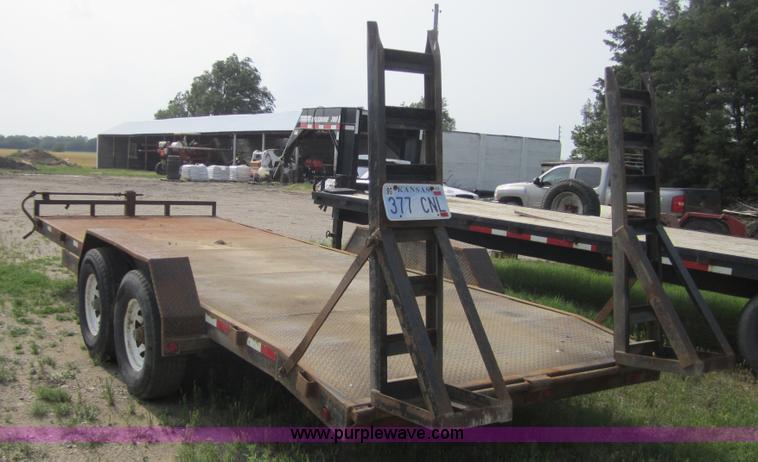 image for item 3769 2000 Trail Load 20' flatbed trailer