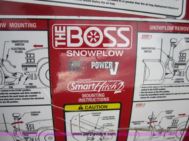 image for item 3782 The Boss Power V snow blade