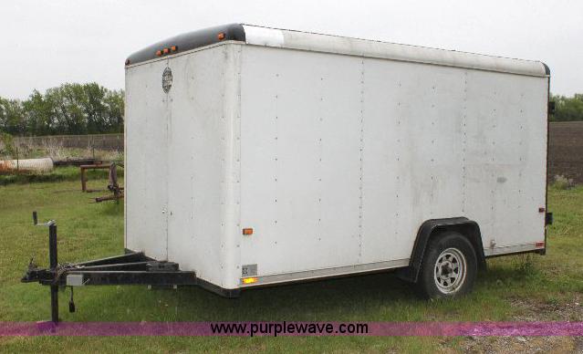 image for item 6536 1995 Wells Cargo 12' enclosed trailer