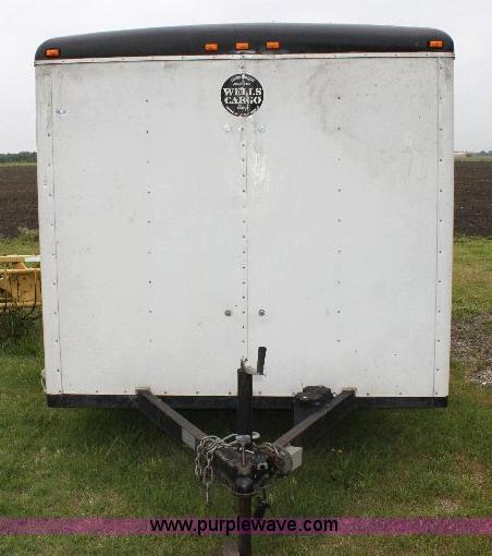 image for item 6536 1995 Wells Cargo 12' enclosed trailer