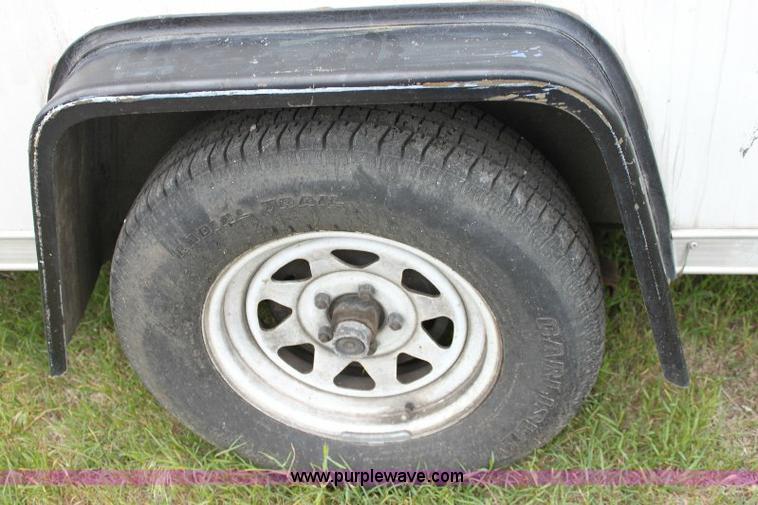 image for item 6536 1995 Wells Cargo 12' enclosed trailer