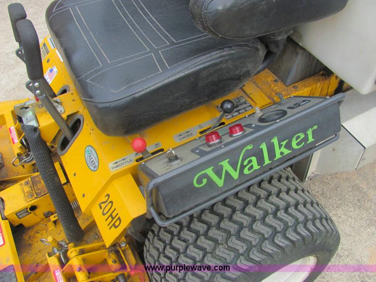 image for item 6962 Walker zero turn lawn mower