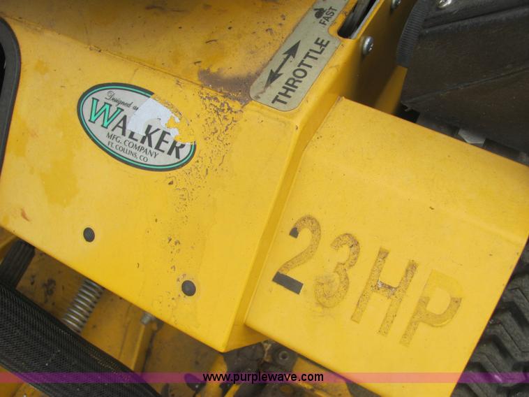 image for item 6963 Walker zero turn lawn mower