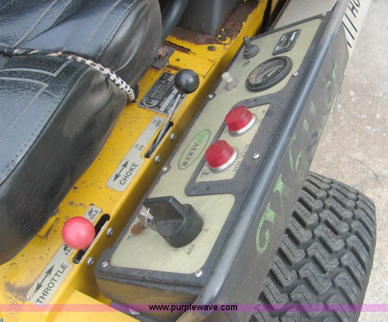 image for item 6963 Walker zero turn lawn mower