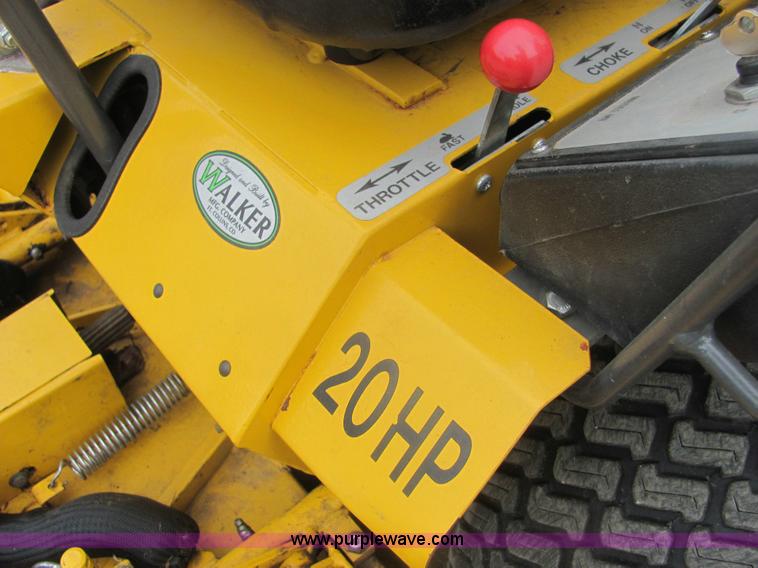 image for item 6964 Walker zero turn lawn mower