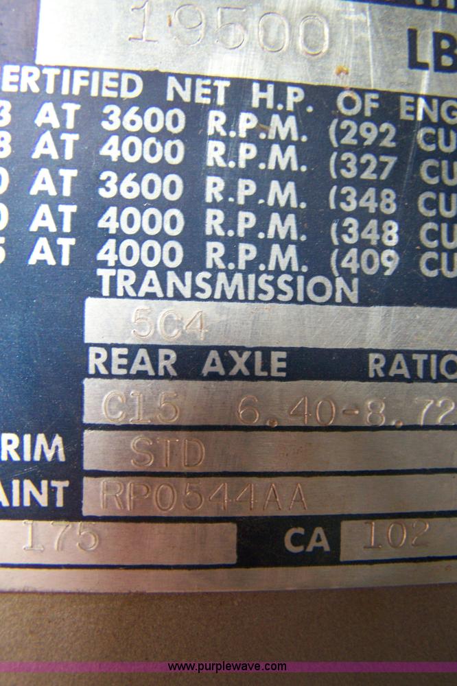 image for item 7377 1965 Chevrolet 60 grain truck