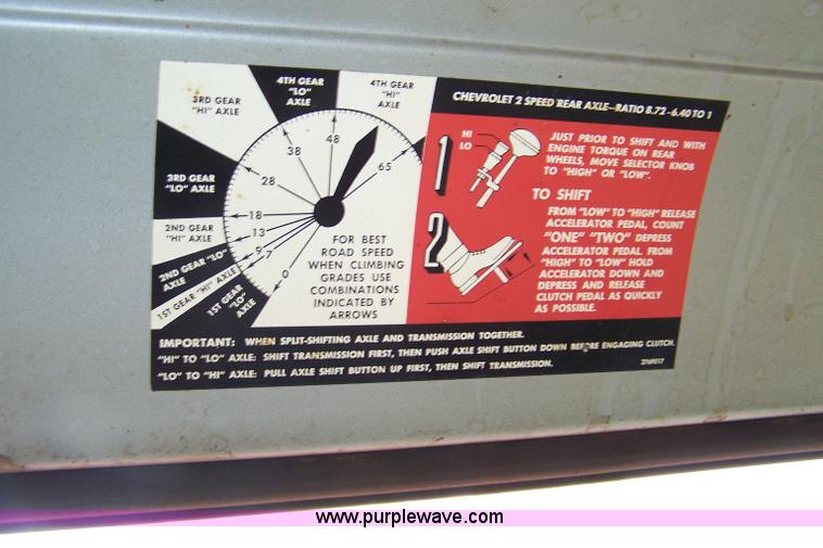 image for item 7382 1960 Chevrolet Viking grain truck