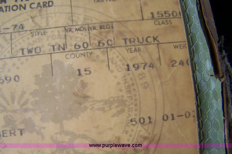 image for item 7382 1960 Chevrolet Viking grain truck