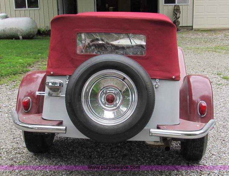 image for item 9013 1929 Mercedes Benz Gazelle Convertible kit car