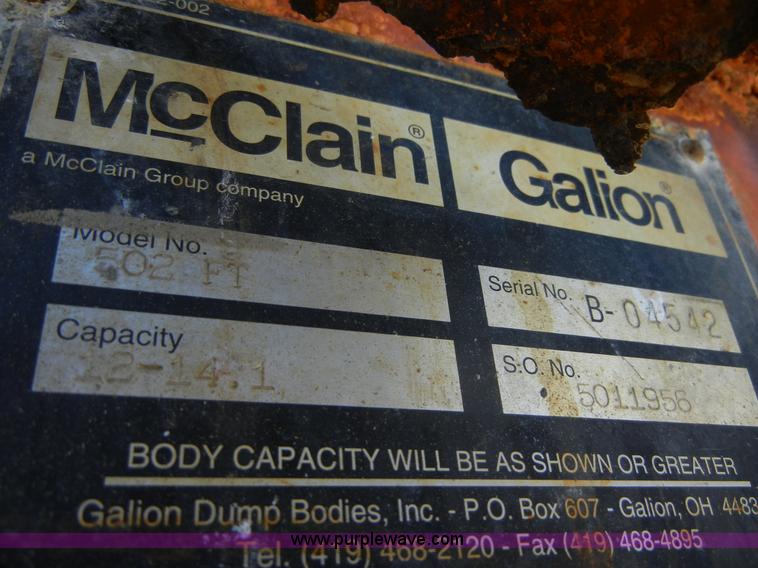 image for item 2354 1999 International 4900 dump truck